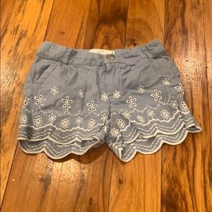 H&M eyelet shorts